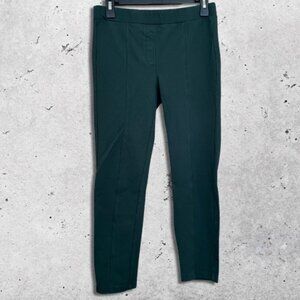 Daily Ritual‎ Pull On Pants Stretchable Elastic Waistband Tailored Fit Green W M